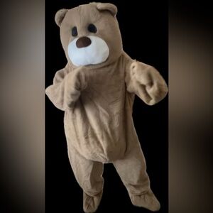 Plush Brown Bear Costume